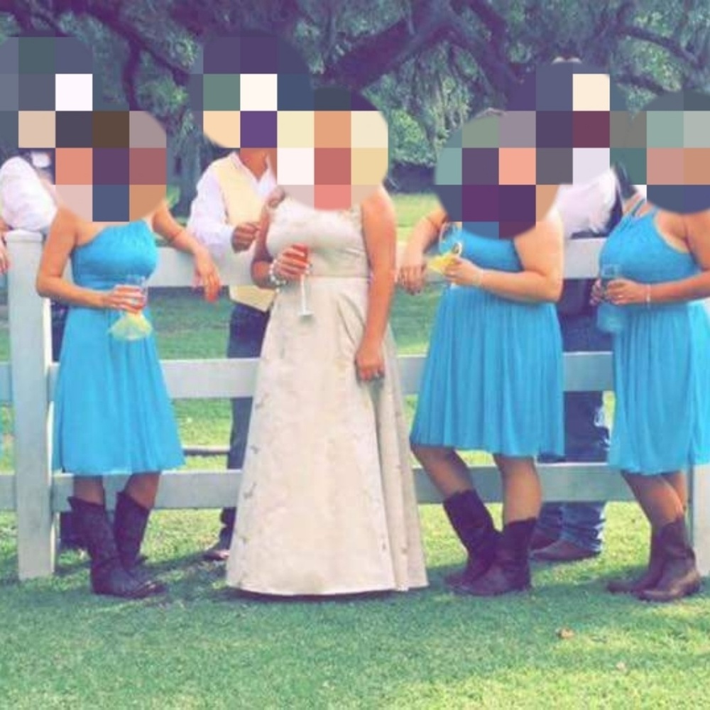 David's bridal bridesmaid dress